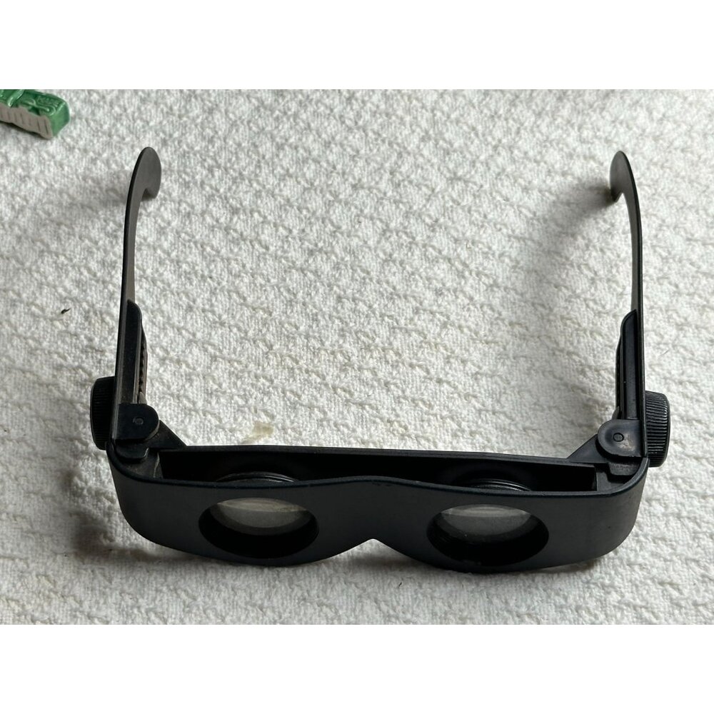 Binocular Glasses Telescope Fishing Adjustable Folding Eyewear Costume Prop - Picture 1 of 10